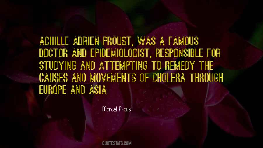 Quotes About Cholera #360428