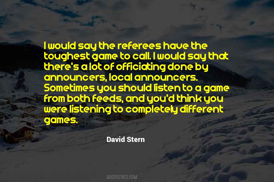 Officiating Quotes #158159