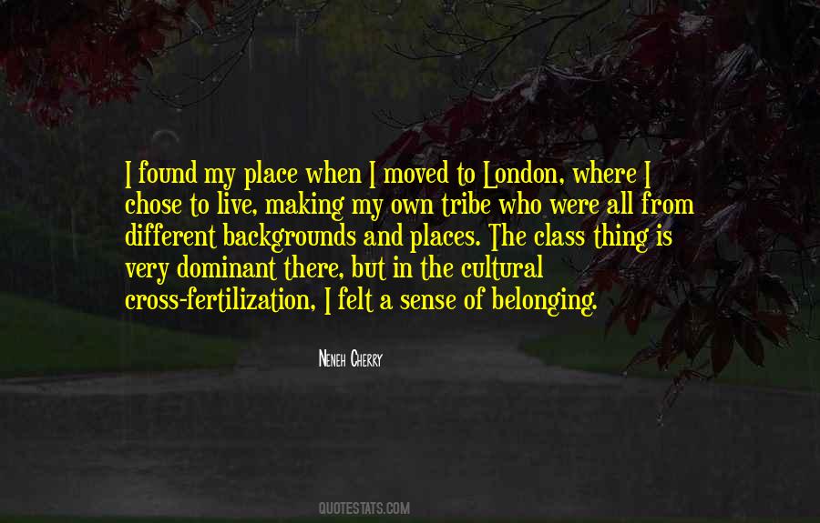 Quotes About Sense Of Place #215603