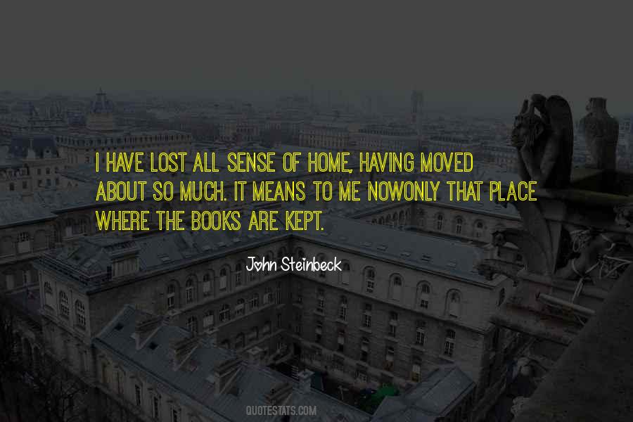 Quotes About Sense Of Place #22701