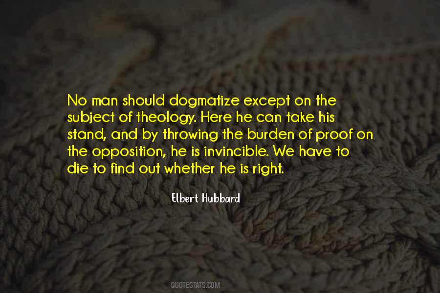 Quotes About Burden Of Proof #1795994