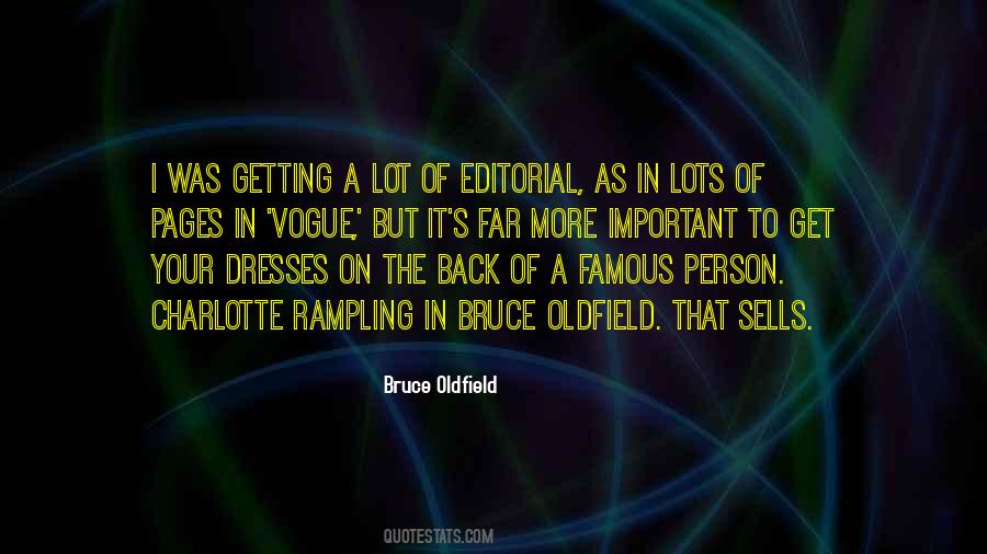 Oldfield Quotes #562651