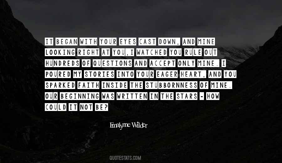 Quotes About Written In The Stars #68927