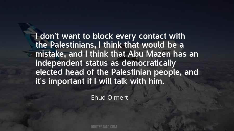 Olmert Quotes #170408