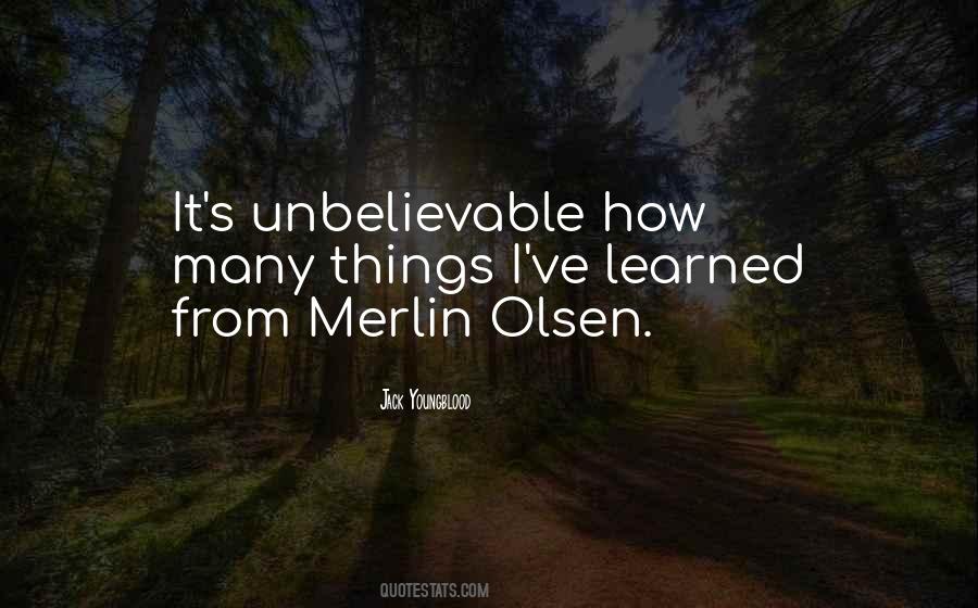 Olsen's Quotes #1868787