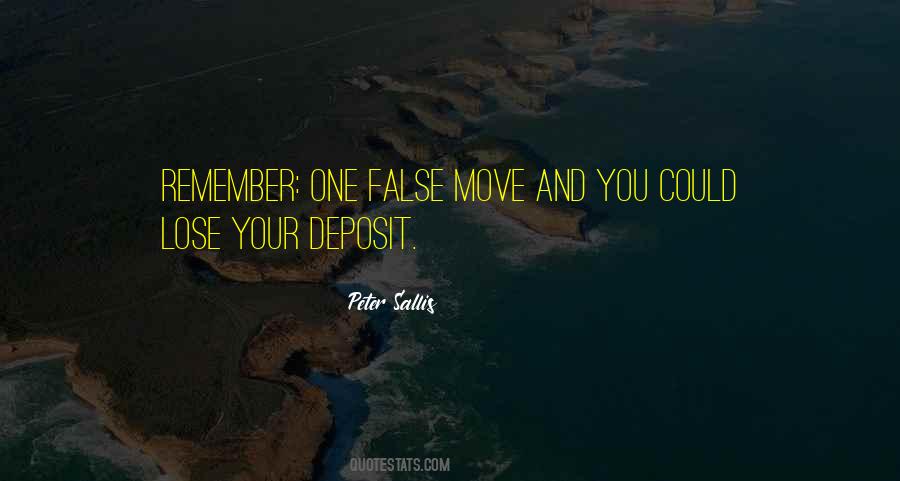 Quotes About Deposit #1176244