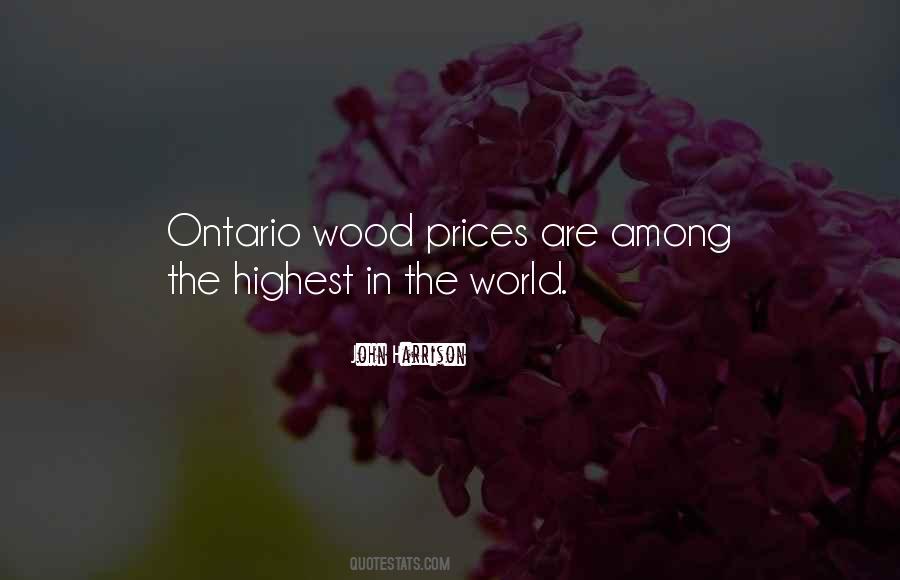Ontario's Quotes #1481372