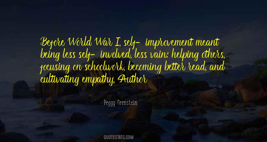 Quotes About Self Involved #578030