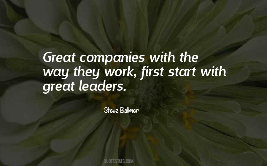 Quotes About Great Leaders #1036030