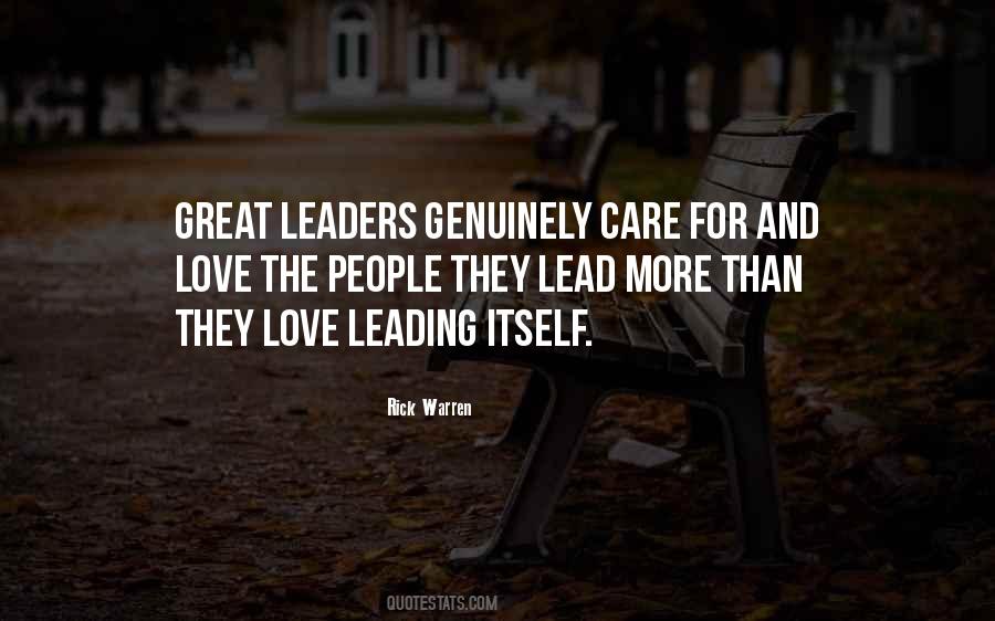 Quotes About Great Leaders #177400