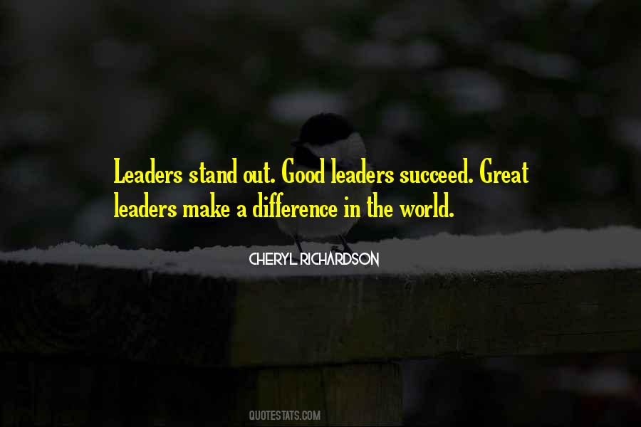 Quotes About Great Leaders #781245