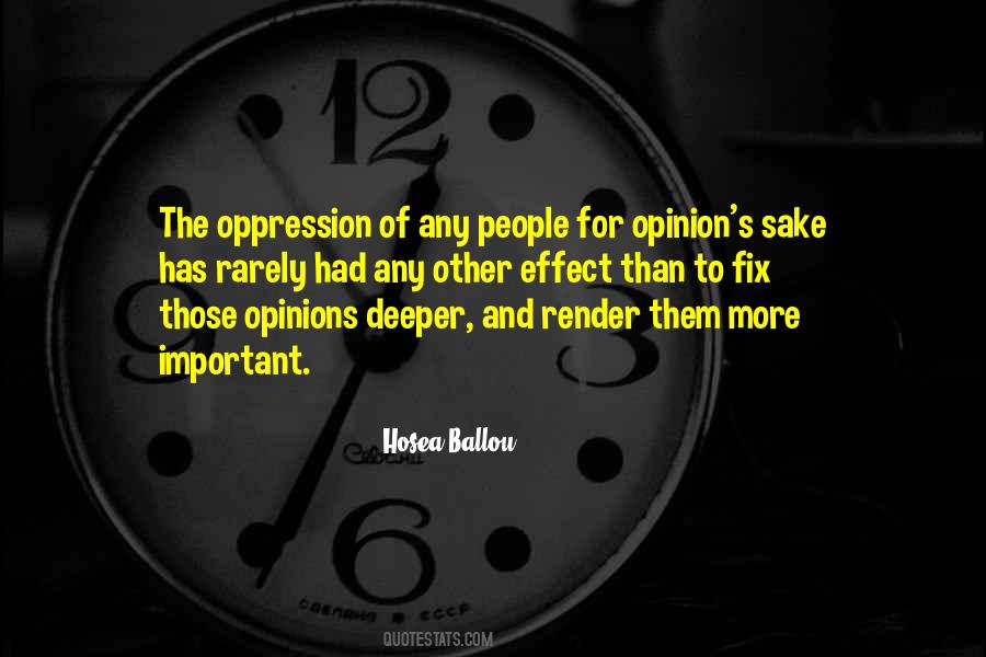 Oppression's Quotes #1071954
