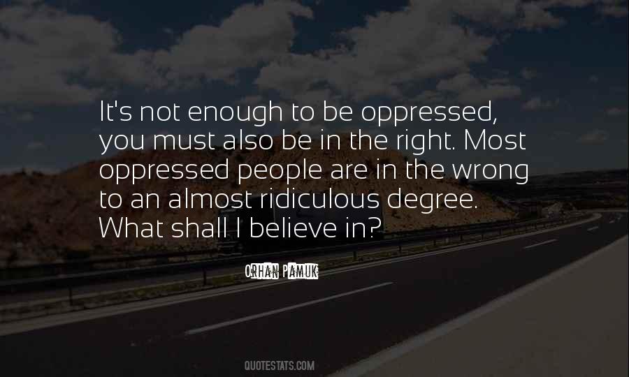 Oppression's Quotes #1159965