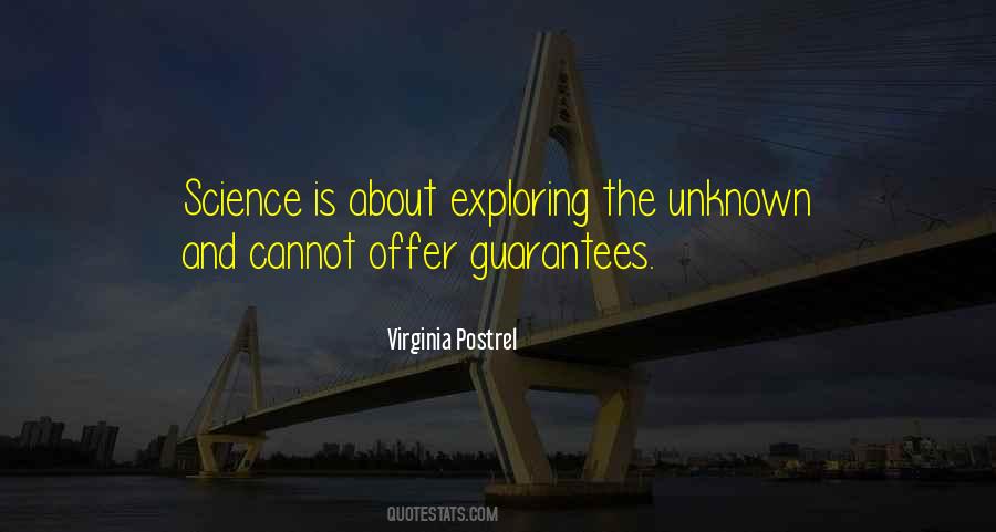 Quotes About Exploring The Unknown #1772076