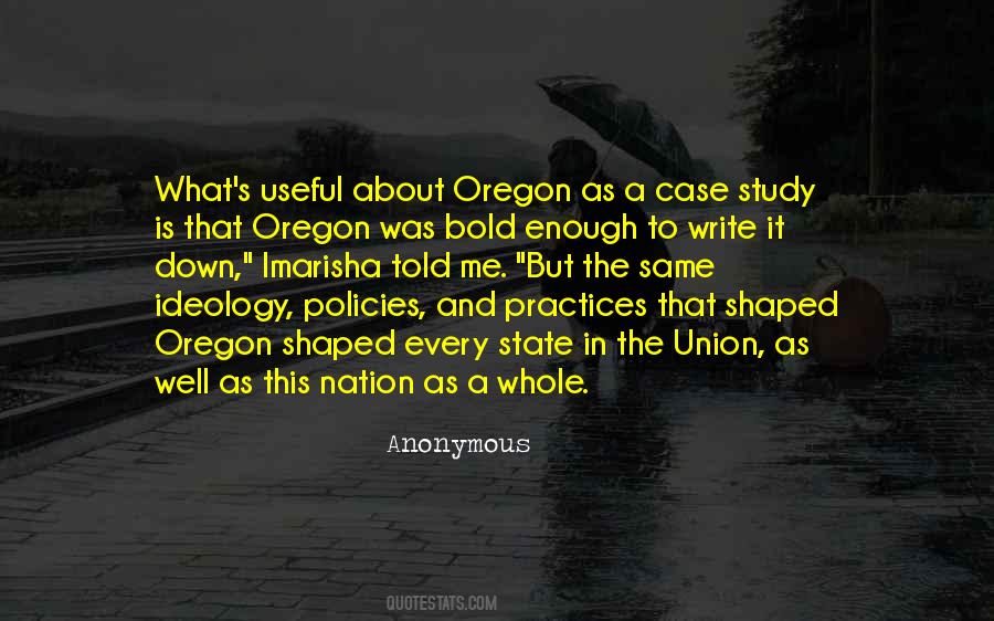 Oregon's Quotes #901910