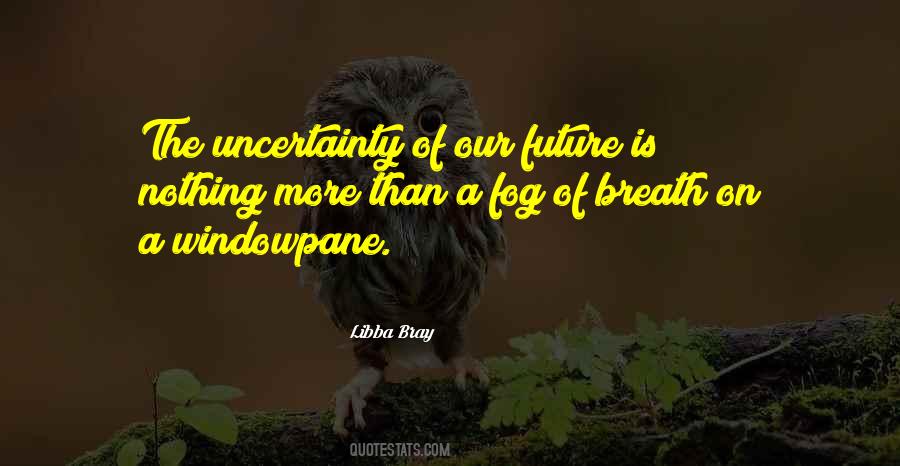 Quotes About Uncertainty Of The Future #996909