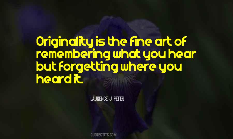 Originality's Quotes #28176