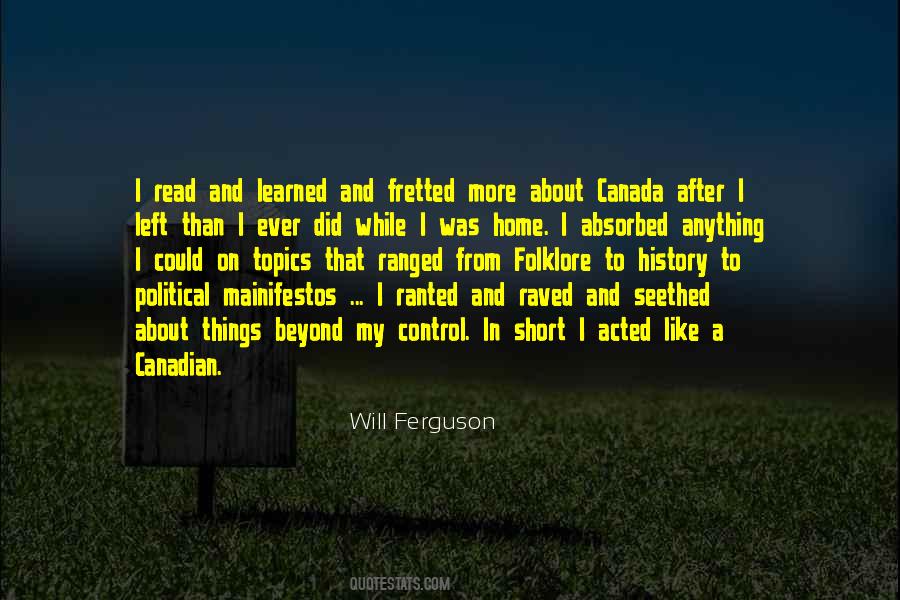 Quotes About Canadian History #284278