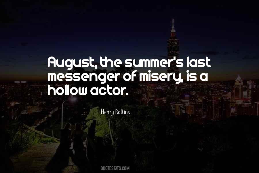 Quotes About August #1159410