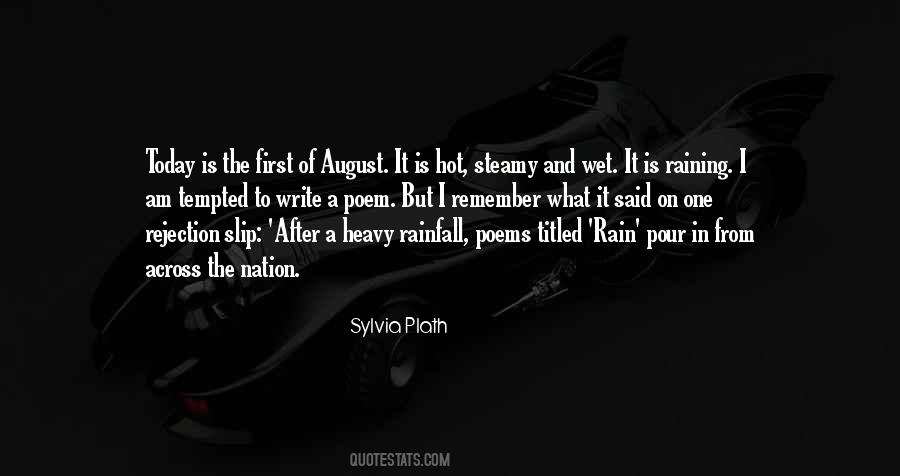 Quotes About August #1335858