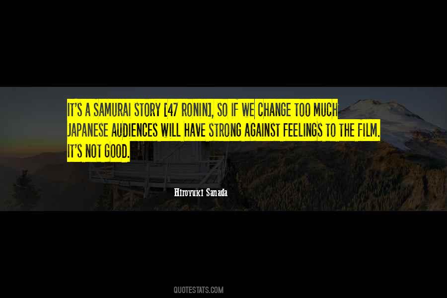 Quotes About Ronin Samurai #1035251