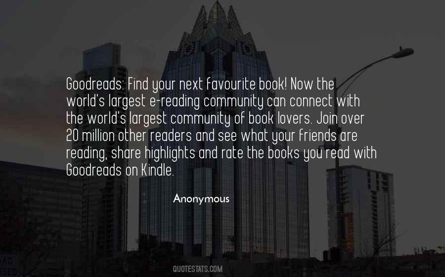 Quotes About Books And Friends #470893