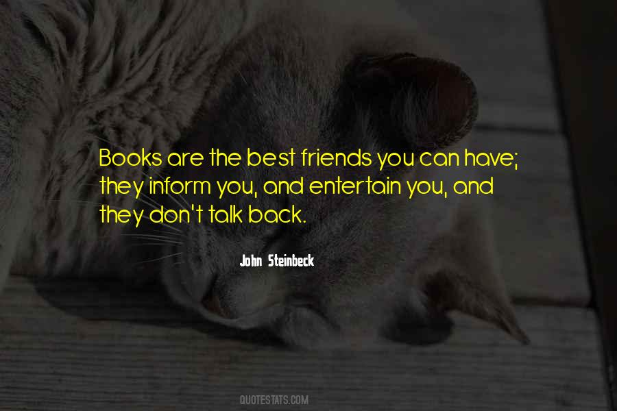 Quotes About Books And Friends #745836