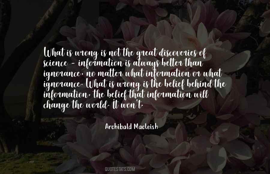 Quotes About Information Science #992101