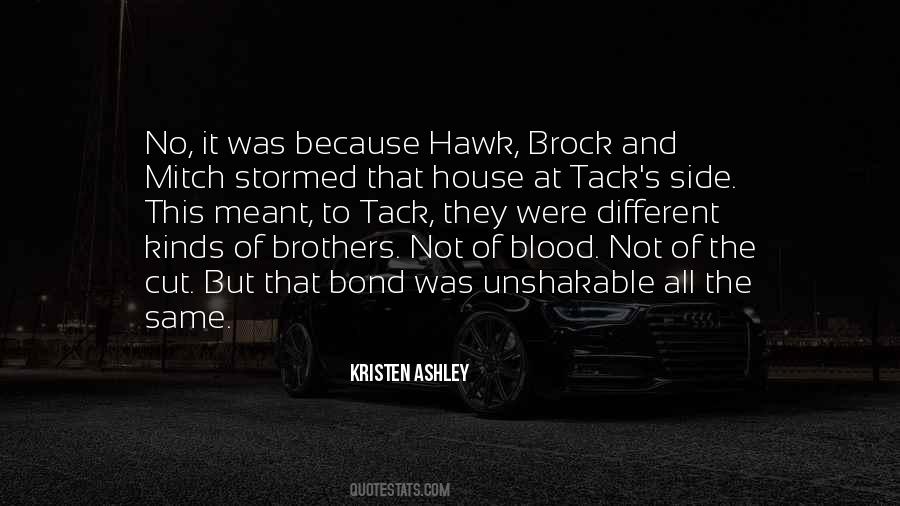Quotes About Brothers Not By Blood #1288611
