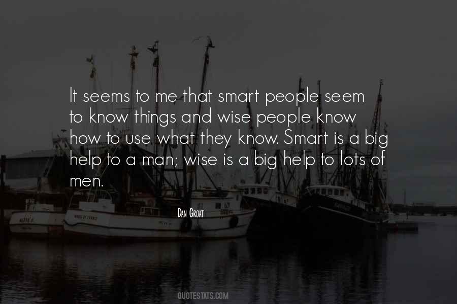 Quotes About Smart Men #233396
