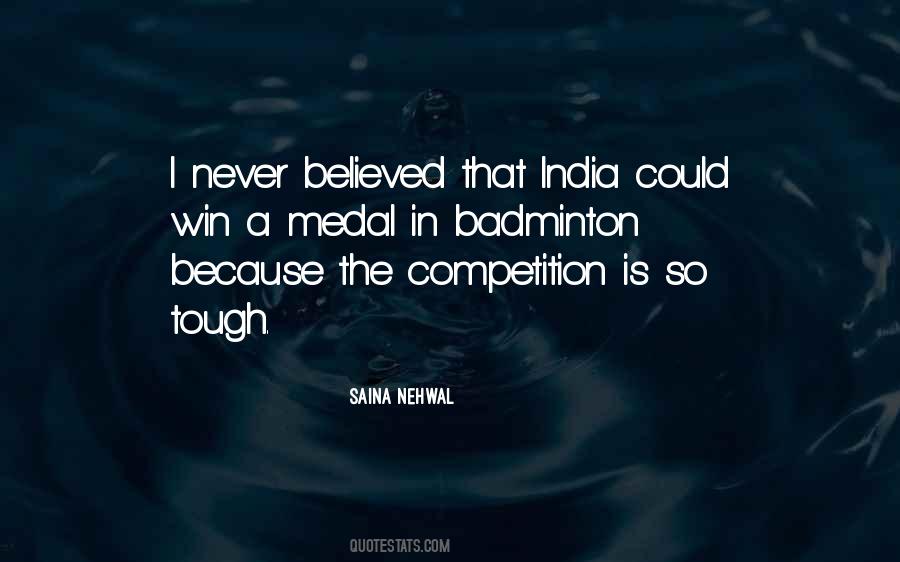 Quotes About Tough Competition #690055