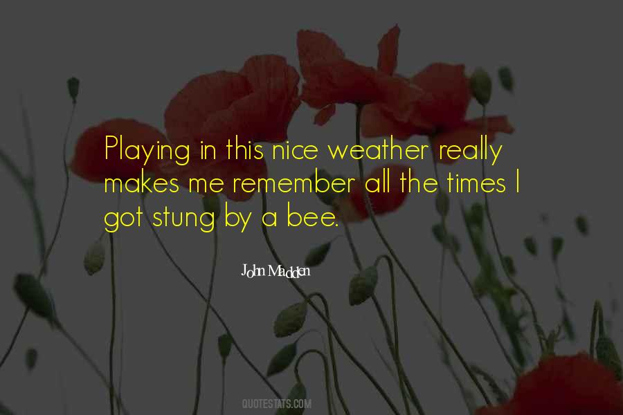 Quotes About Nice Weather #544031