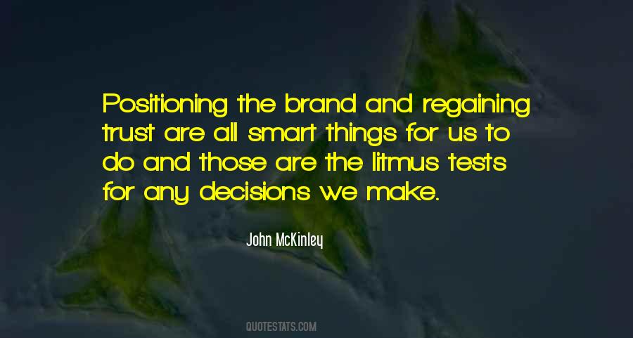 Quotes About Smart Decisions #685471