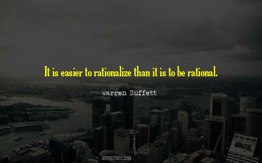 Quotes About Rationalize #727359