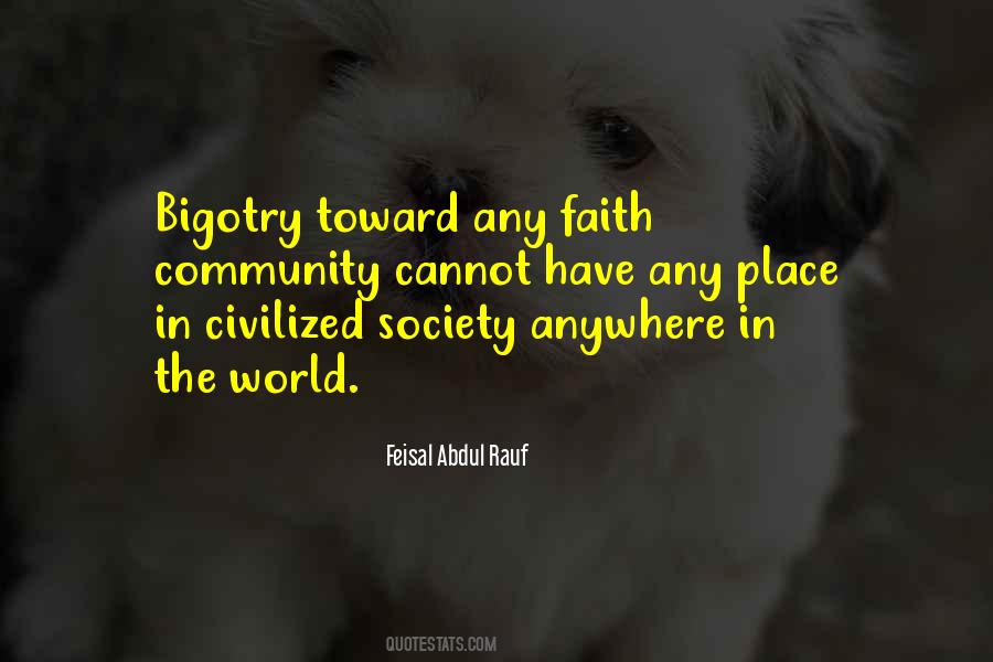 Quotes About Bigotry #1668127