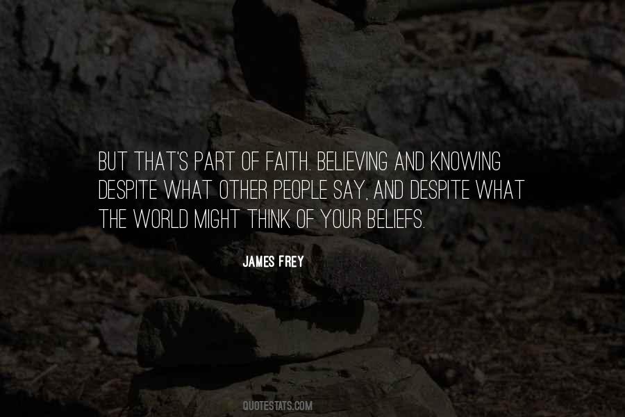 Quotes About Faith Believing #1574820