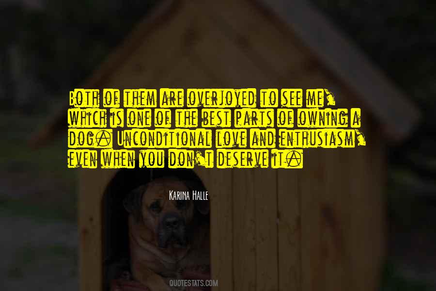 Quotes About Dog And Love #31532