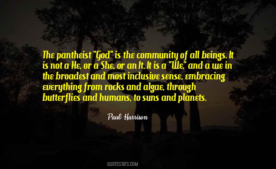 Pantheist's Quotes #1101689