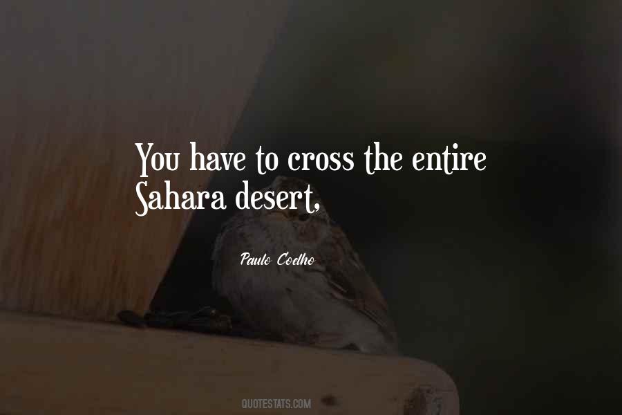 Quotes About Sahara Desert #972853