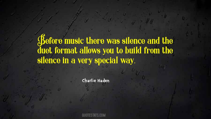 Quotes About Silence And Music #1147535