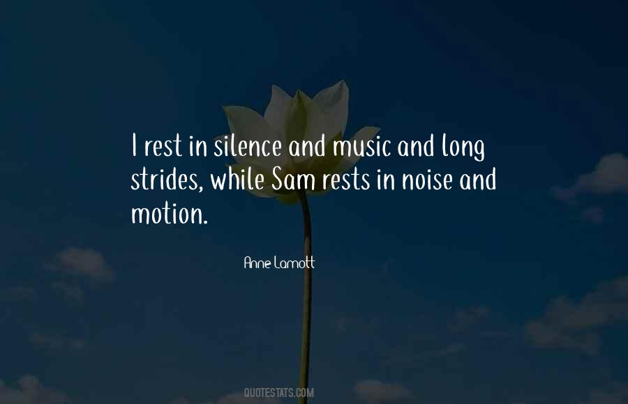 Quotes About Silence And Music #1164774