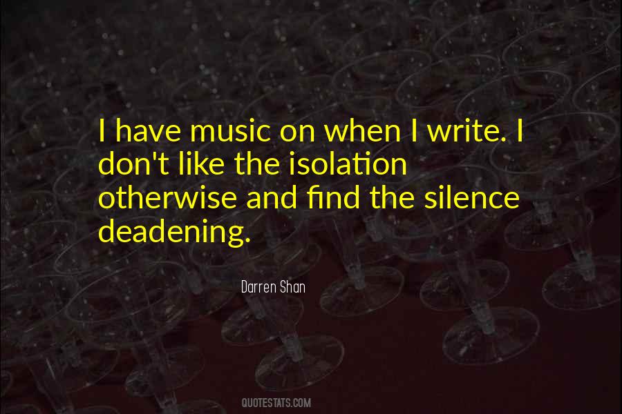 Quotes About Silence And Music #1402477