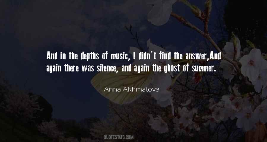 Quotes About Silence And Music #1865436