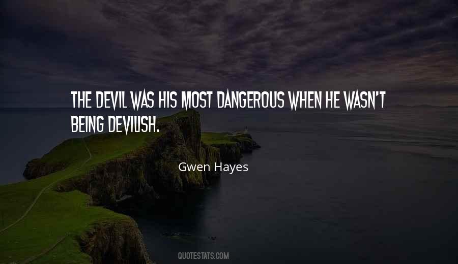 Quotes About Devilish #1117312