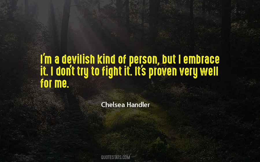 Quotes About Devilish #480605