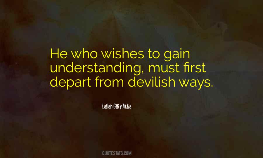 Quotes About Devilish #619101