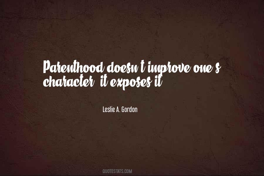 Parenthood's Quotes #231708