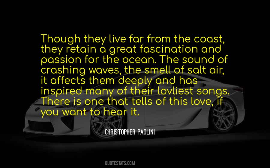 Quotes About The Sound Of Waves #511031