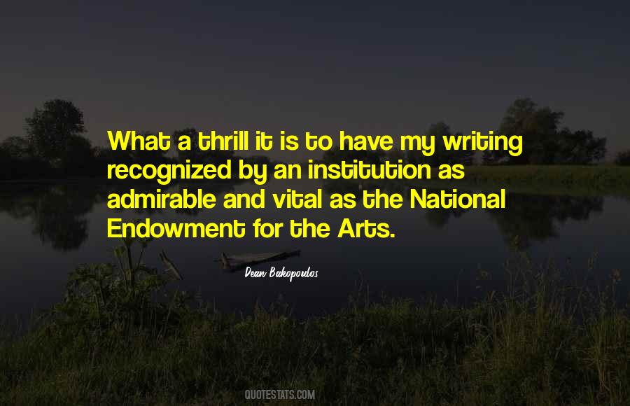 Quotes About The National Endowment For The Arts #1762413