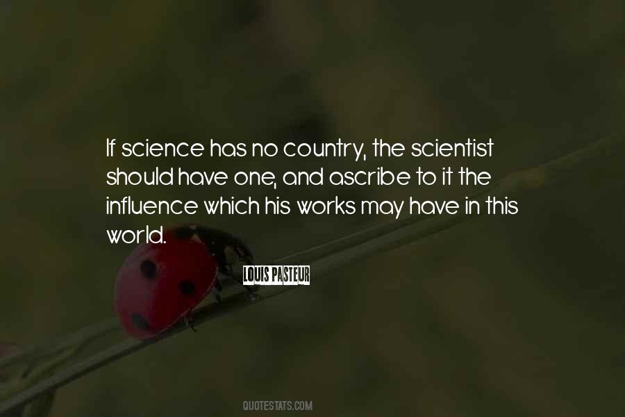 Pasteur's Quotes #827580